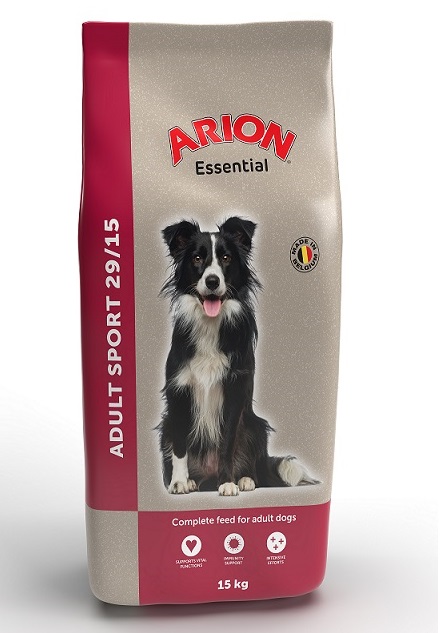 ARION Essential Adult Sport 29/15 – Суха храна за активни възрастни кучета, 15 кг