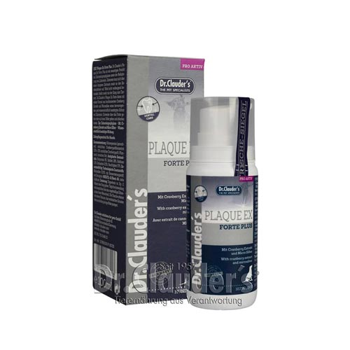 Dr.Clauder's Plaque Ex Forte Plus – серум за зъбна хигиена при котки, 100 мл