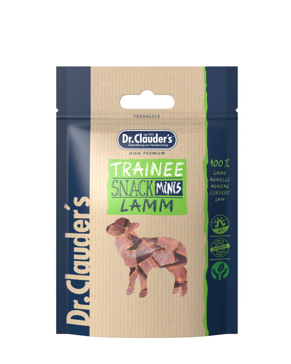 Dr.Clauder's Trainee Snack Minis с агнешко – лакомства за кучета, 50 г