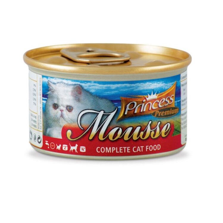 Princess Premium Mousse Телешко и черен дроб