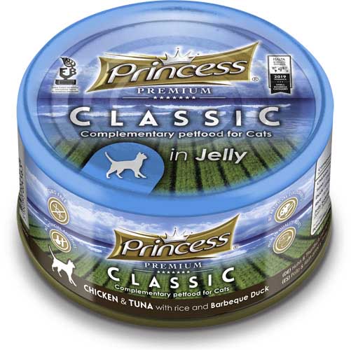 Princess premium classic Пиле и риба тон с ориз и патица на барбекю