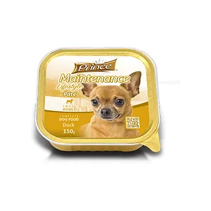 Пастет с Патешко за Пораснали Кучета от Малки Породи PRINCE Pate Foils Small Adult 150 гр