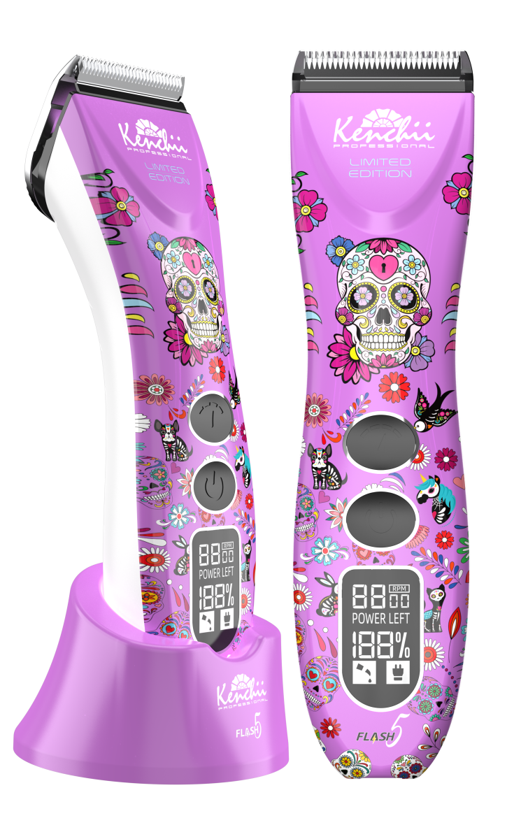 Kenchii Flash5 5-в-1 безжична машинка – лилаво издание