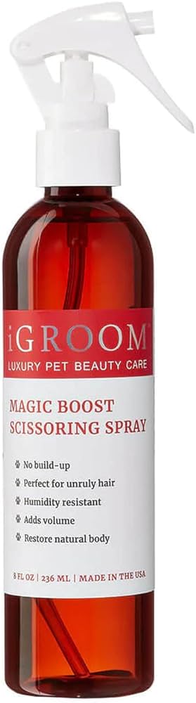 Magic Boost Scissoring Spray е лек като перo стилизатор,  формулиран специално за по-добър контрол както при мокро, така и при сухо стилизиране. 