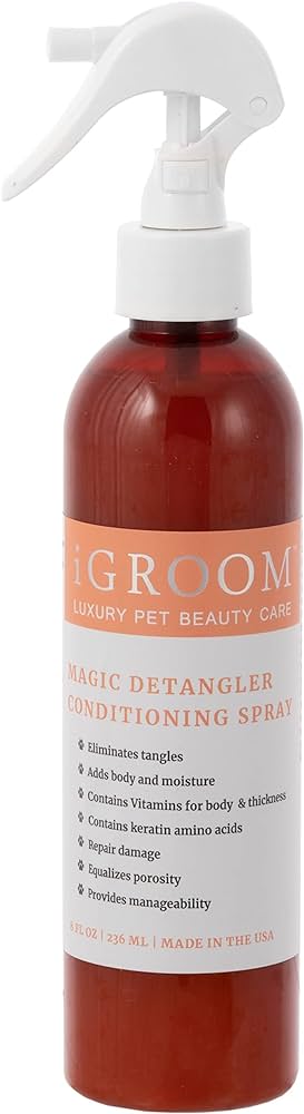 Magic Detangler Conditioning Spray е протеинов уплътнител без отмиване iGROOM