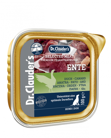 Dr.Clauder's Selected Meat Ente – консервирана храна за кучета с патица, 100 гр