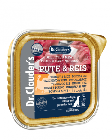 Selected Meat Pro Hair Skin Truthahn Rice - пуика и ориз за кученца с проблемна кожа и козина 100гр