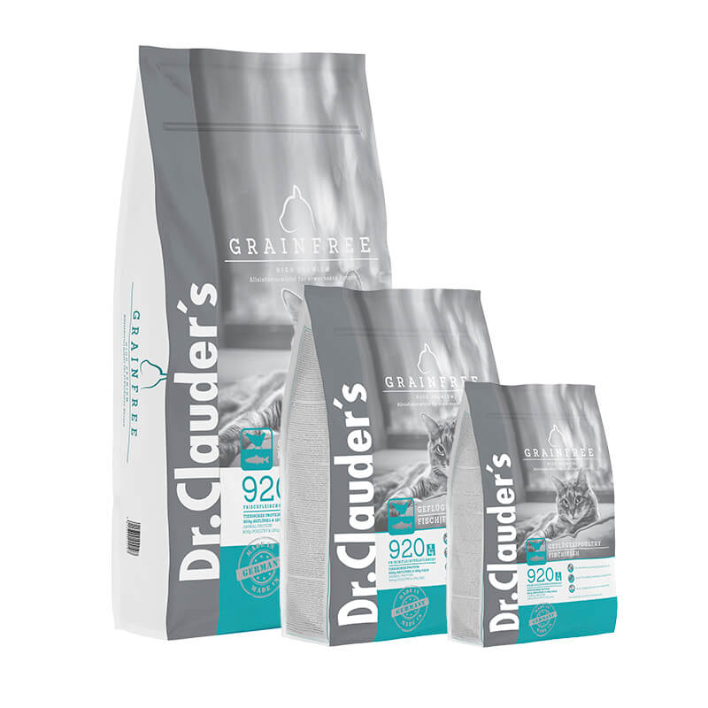 Dr.Clauder's High Premium Adult Grainfree – суха храна за възрастни котки без зърнени съставки, 400 г / 1,5 кг /10 кг