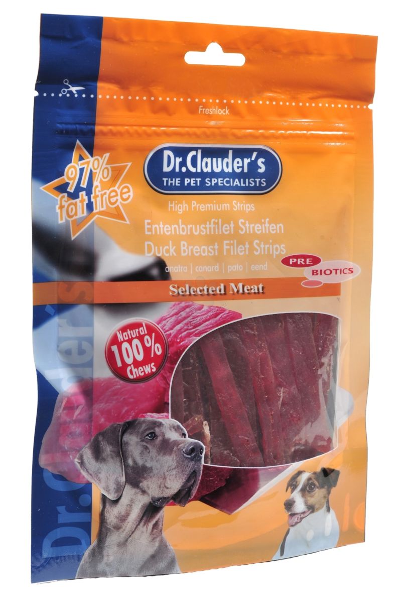 Filet Strips - меки ленти от патешки гърди  80 гр/pre biotik/
