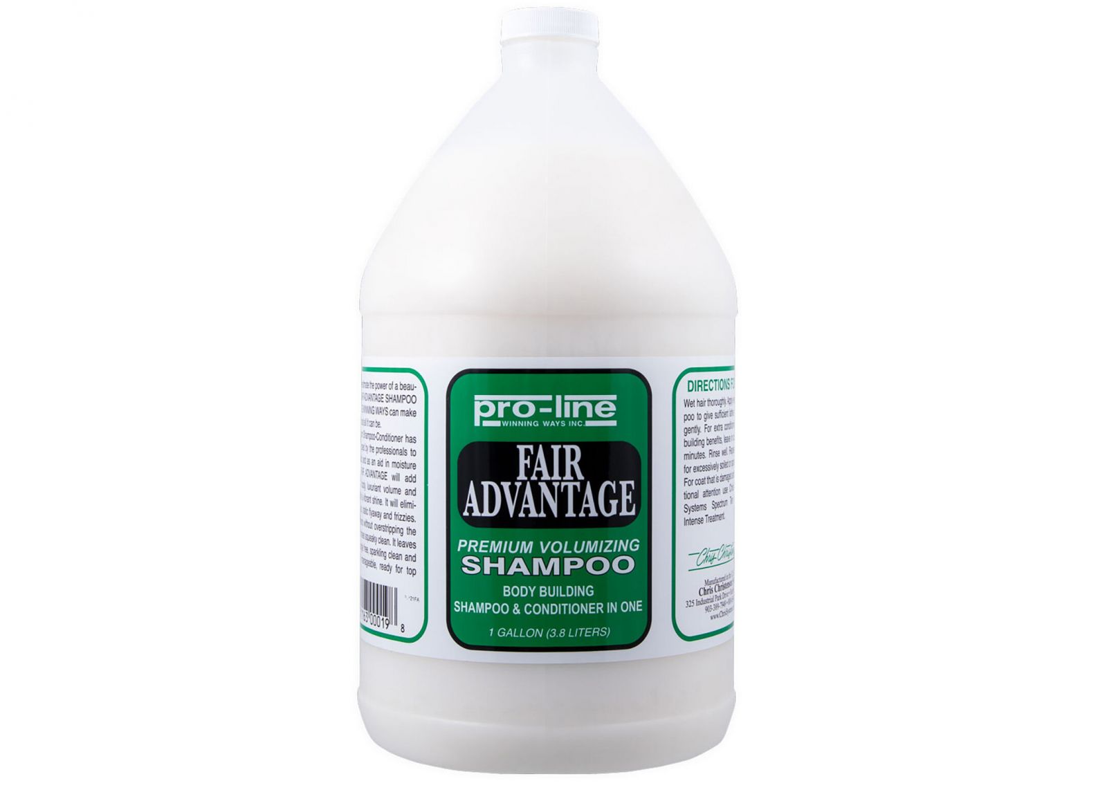 Chris Christensen - Pro-Line Fair Advantage Shampoo - Шампоан и балсам 2в1- 3.8 л