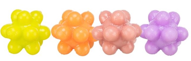 Trixie Set of Balls with Bumps – комплект топчета за котки с неравности