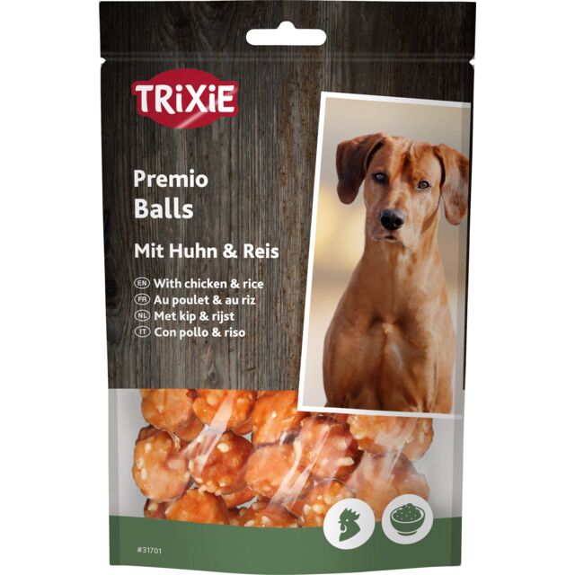 Trixie топчета с пиле и ориз – лакомство за кучета, 80 гр