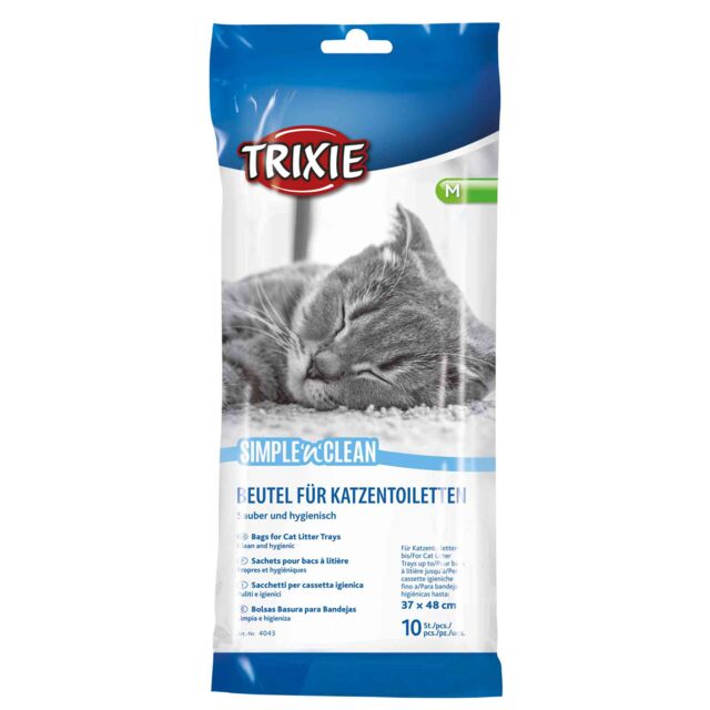 Trixie Simple'n'Clean – торбички за котешка тоалетна, 10 бр, р-р XL