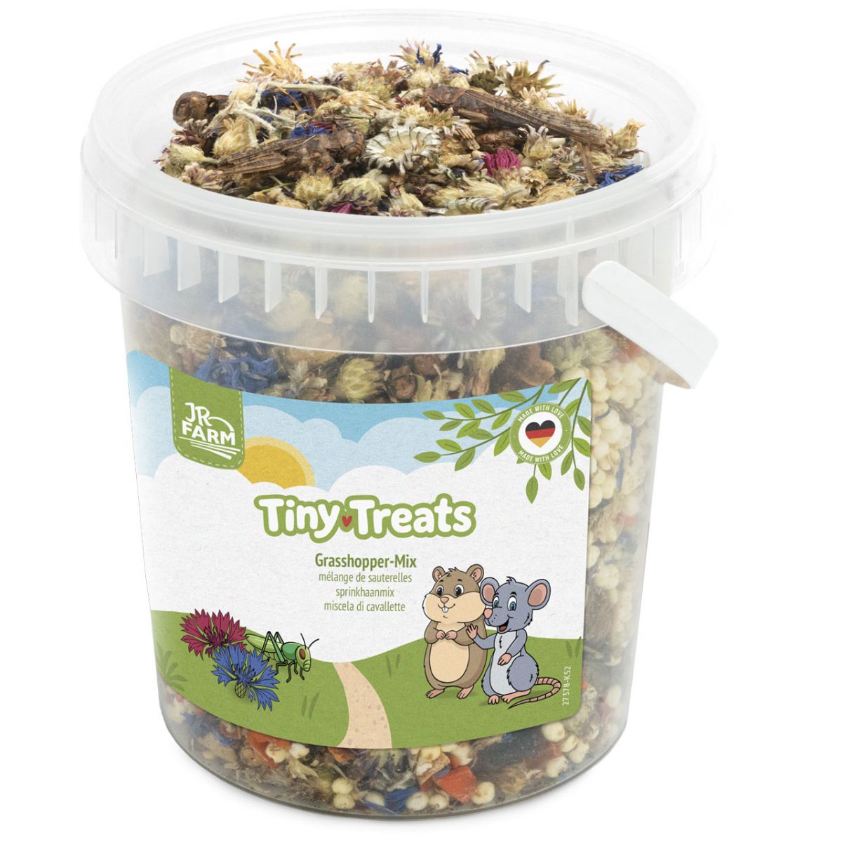 Tiny Treats Grasshopper Mix лакомство с насекоми JR Farm