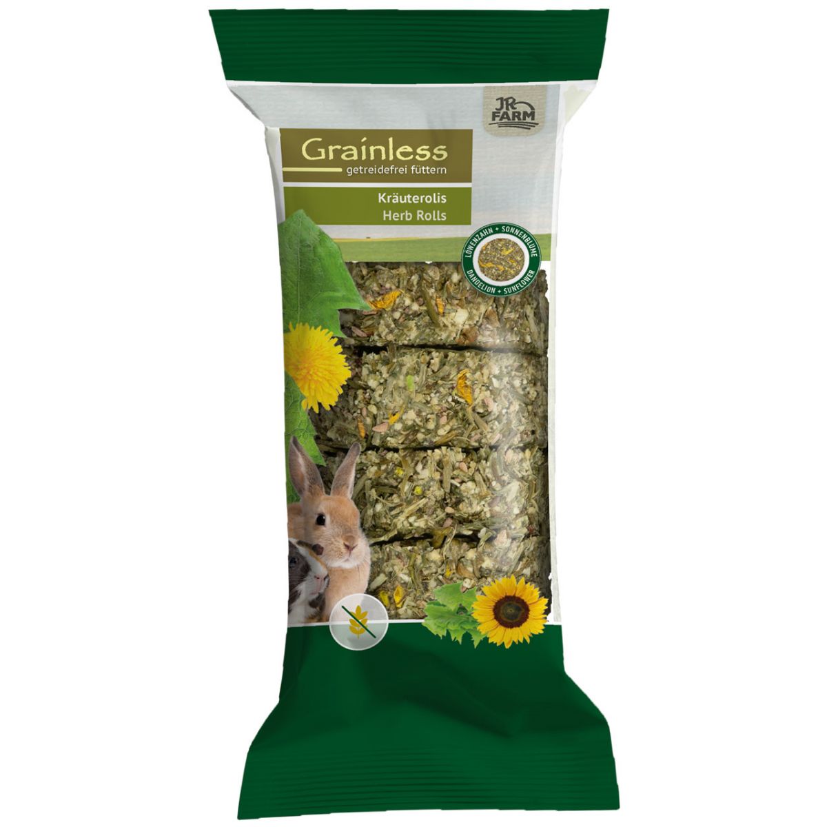 Grainless Kräuterolis глухарче и слънчоглед JR Farm