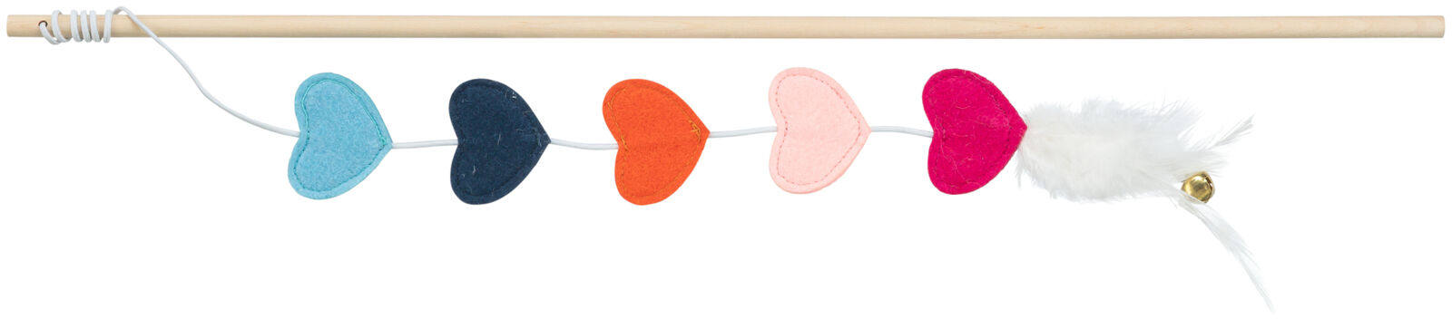 Playing Rod with Hearts въдица за котка 48 см TRIXIE