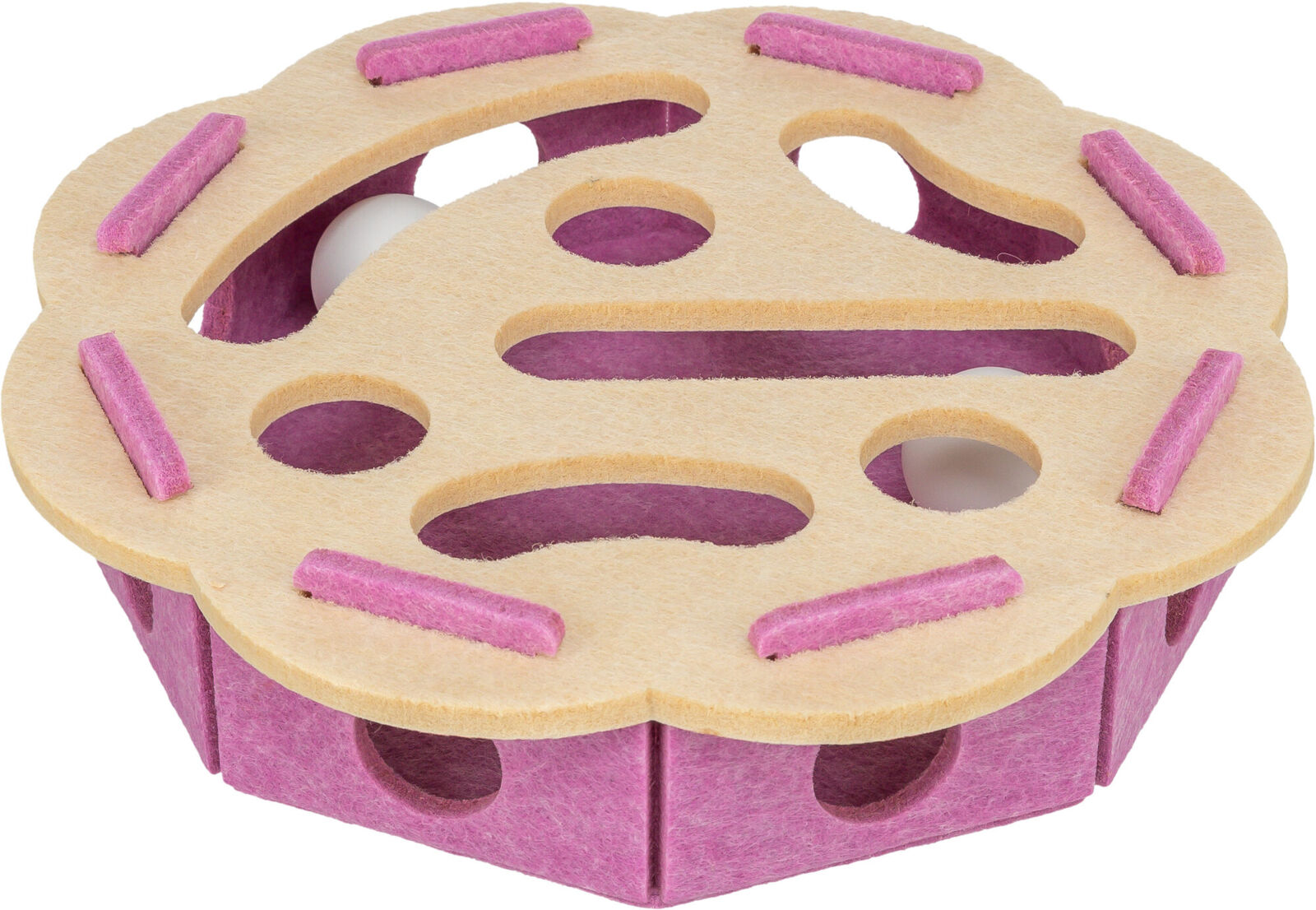 Hole N Roll Flower интерактивна играчка за котка TTRIXIE