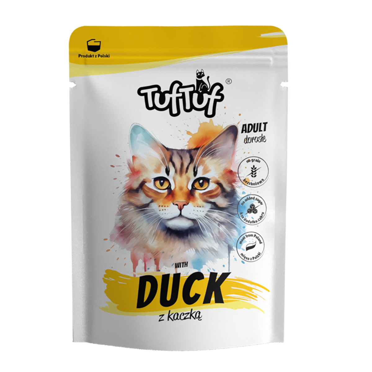 Пауч за котки с патешко TUFTUF