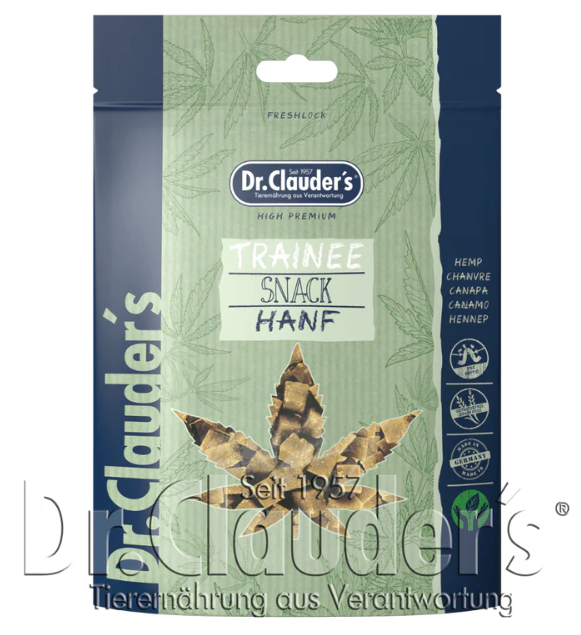 Dr.Clauder's Trainee Snack с коноп – лакомства за кучета и котки, 80 г