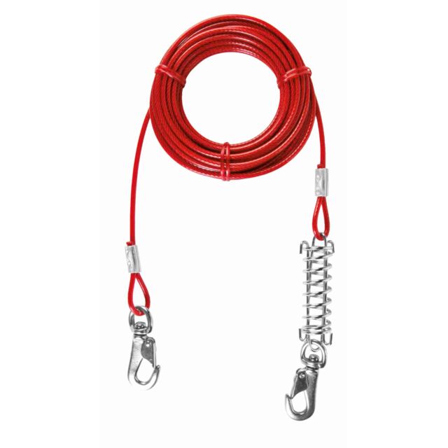 Trixie Tie‑Out Lead with Spiral Cable – повод за открито 8  м