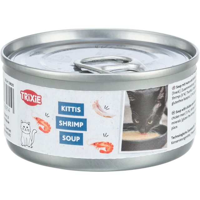 Супа от скариди за котки TRIXIE 4 × 80 гр.