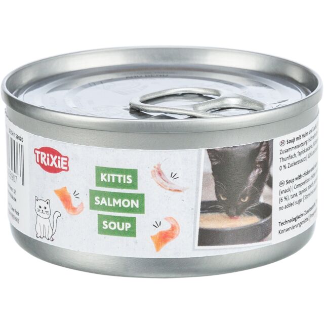 Супа от сьомга за котки TRIXIE 4бр × 80 гр