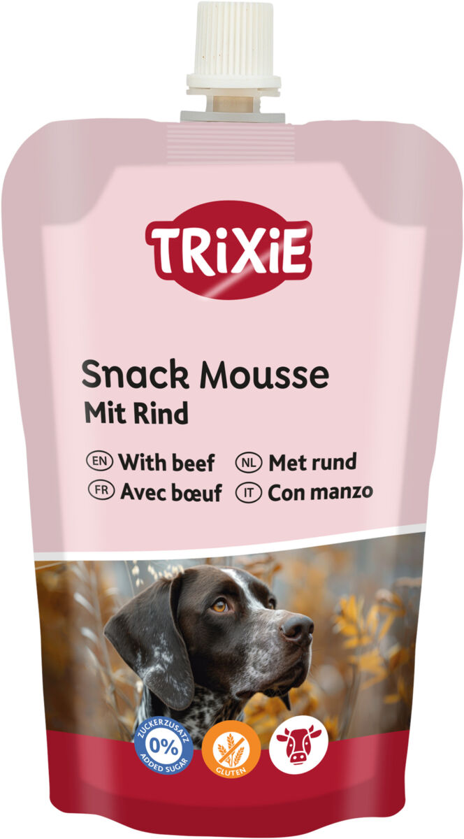 Trixie Snack Mousse with Beef – кремообразно лакомство за кучета с телешко