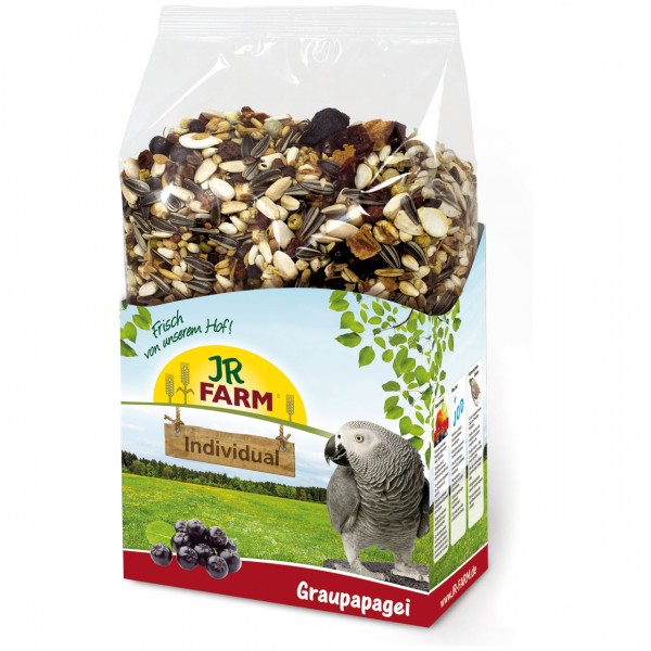 Пълноценна Храна за Сив Папагал 950 гр JR FARM