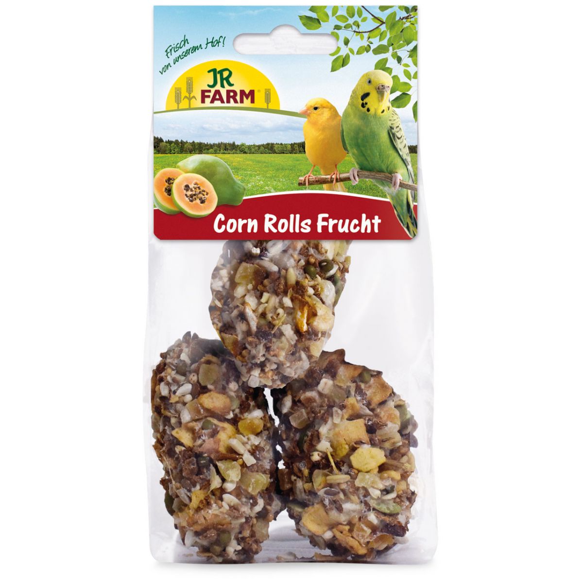 Царевични Ролца с Плодове за Декоративни Птици 90 гр JR FARM