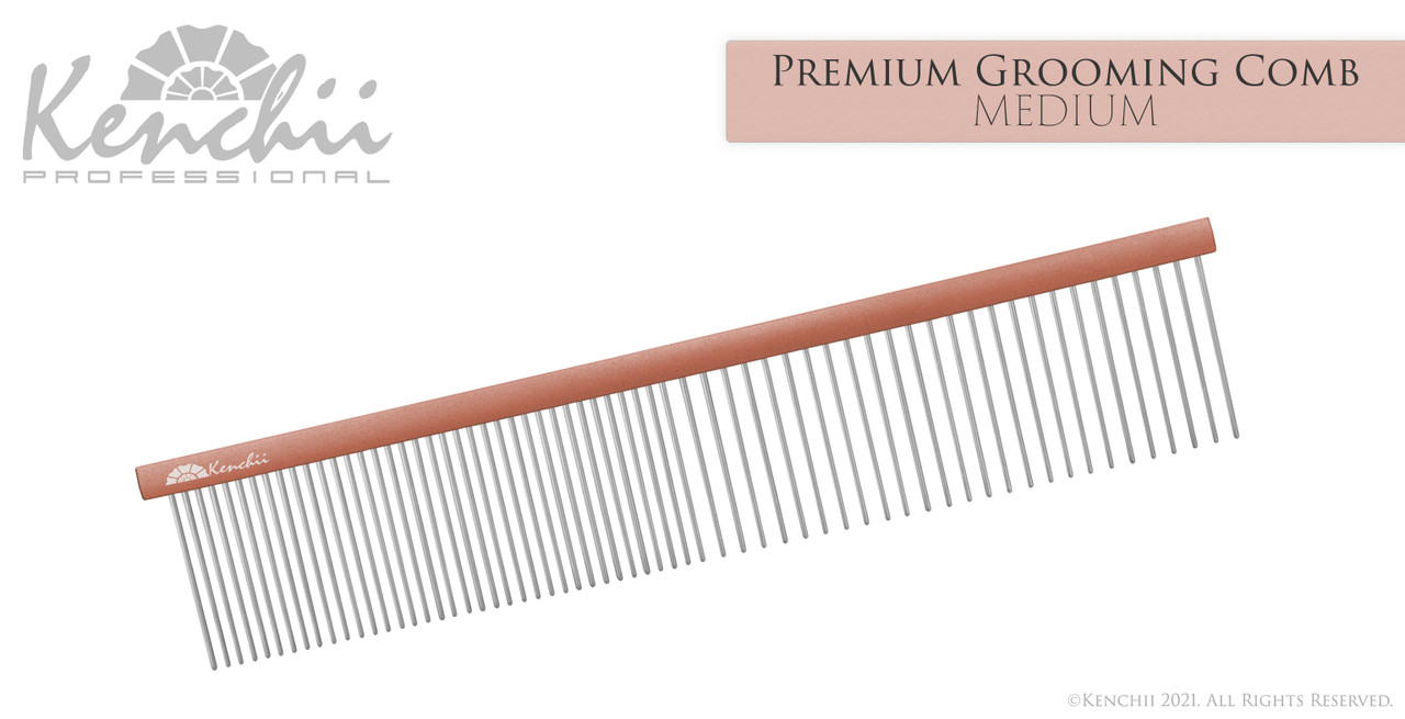 Kenchii Rose Gold Grooming Comb 7.5