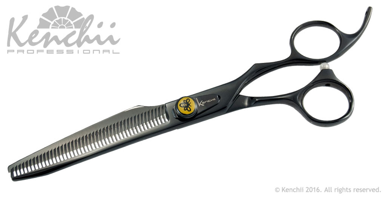 Kenchii Bumble Bee Thinner 44T – филажна ножица за груминг, 17.8 см