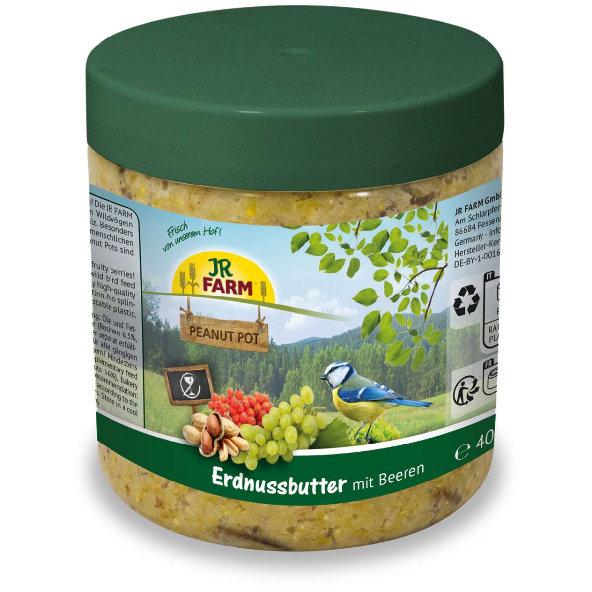 Фъстъчено Масло с Горски Плодове за Диви Птици JR Farm