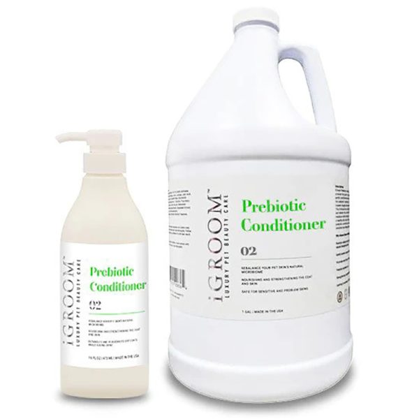 Подсилваща и подхранваща кожата и козината формула с пребиотици и инолин Prebiotic Conditioner iGROOM 