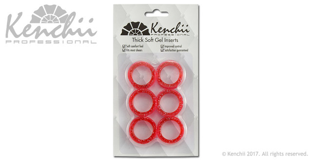 Kenchii Finger Inserts – дебели розови вложки за ножици