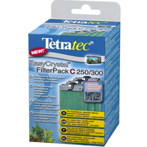 Касети за филтър Tetratec EasyCrystal C250/300 с активен въглен