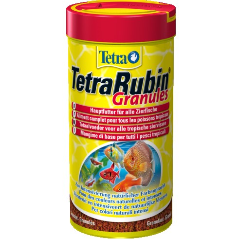 TetraRubin Granules Храна за тропически рибки с оцветители гранули 250мл.