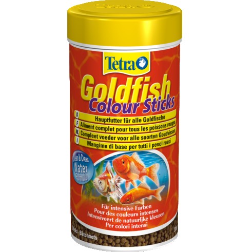 Tetra Goldfish Colour Sticks Пръчици за златни рибки с оцветители - 250мл. 2 +1 Подарък