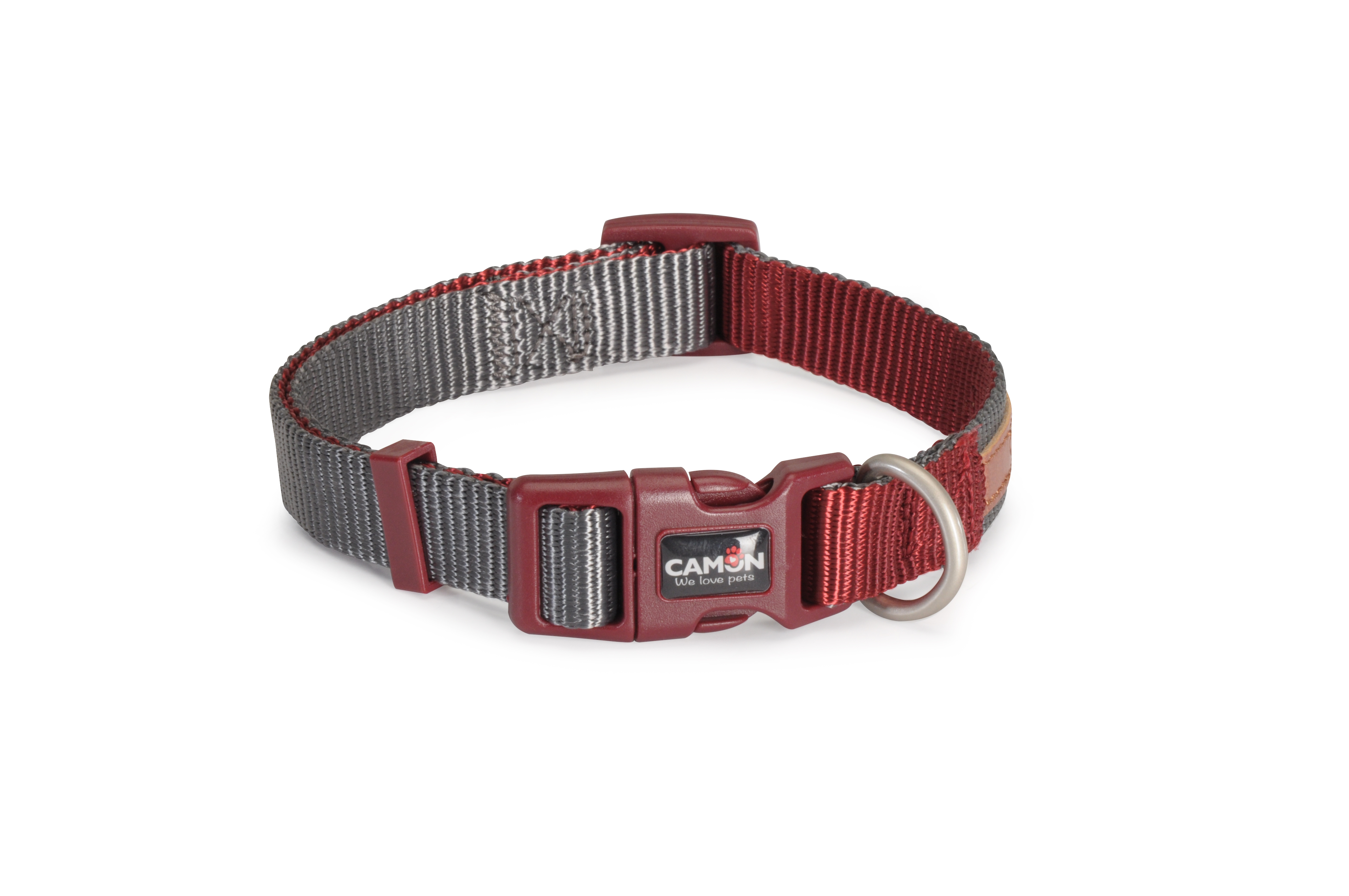 Нашийник Doublepremium Grey/Red