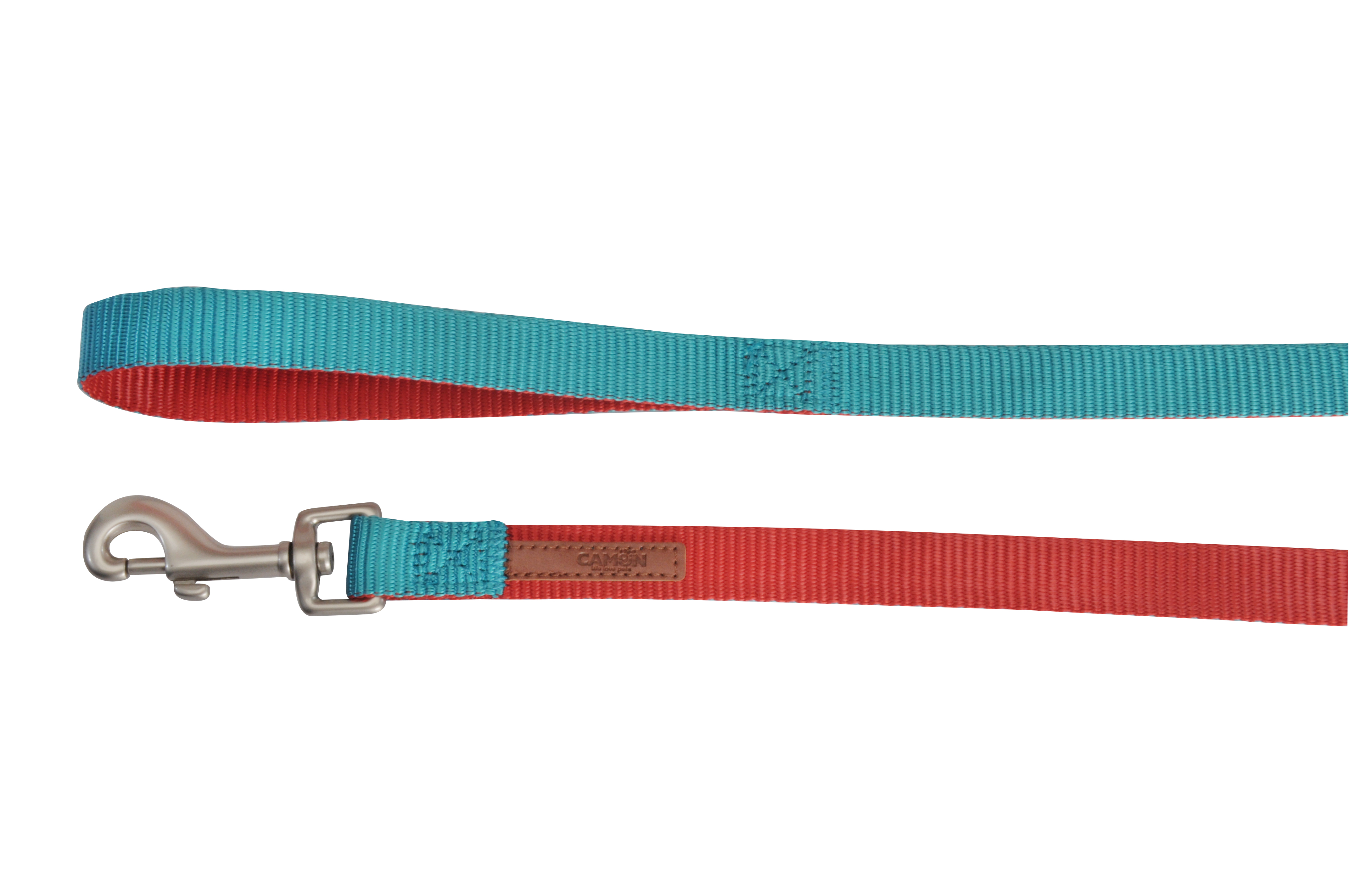 Повод Doublepremium Red/Teal 10/1200 mm