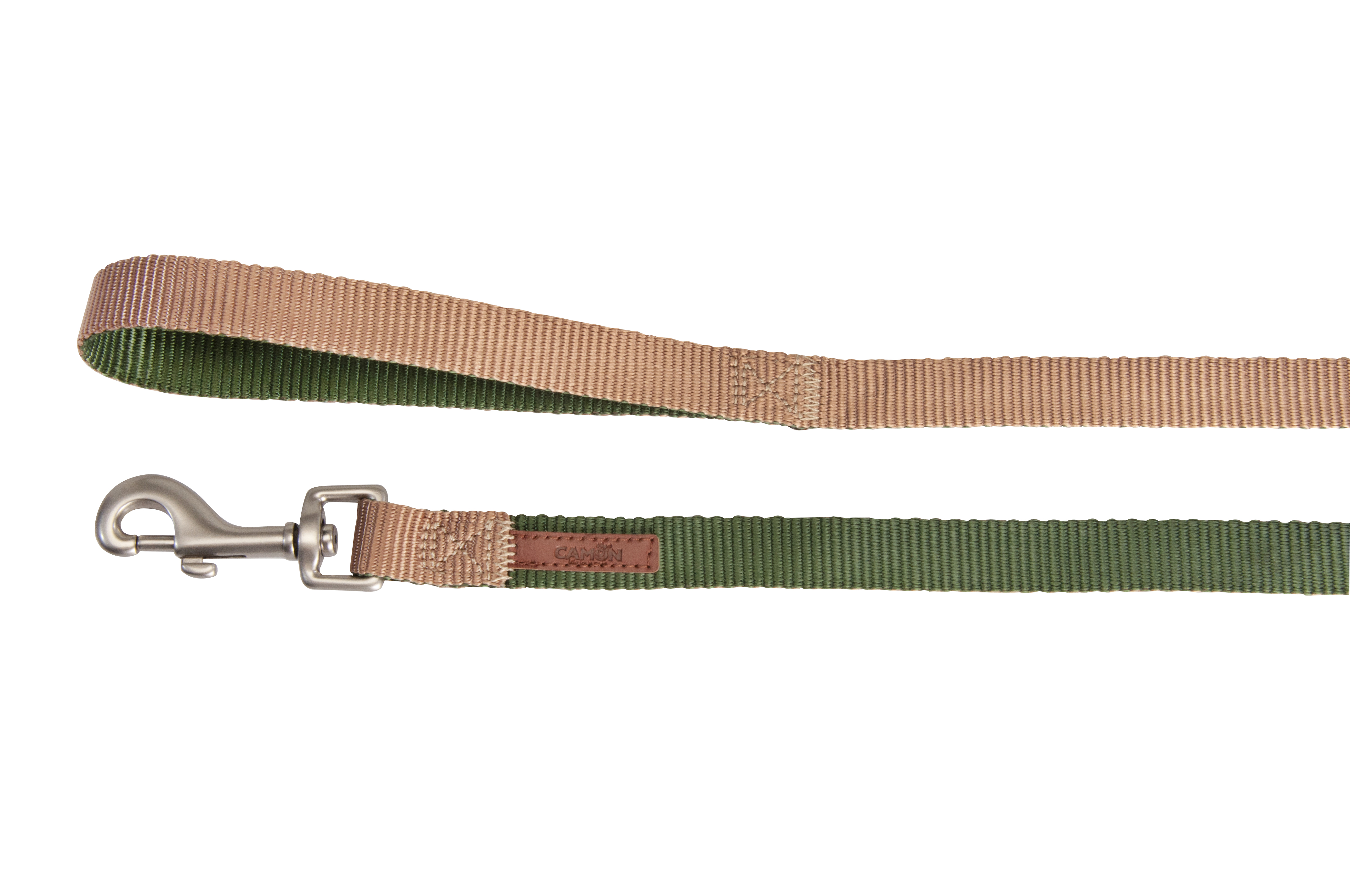 Повод Doublepremium Green/Ecru 10/1200mm
