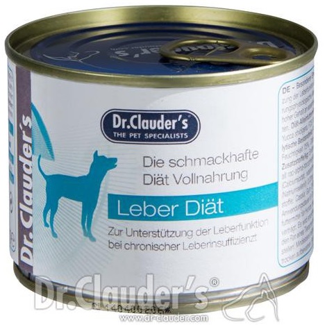 Dr.Clauder's Diät LPD Leber – диетична консервирана храна за кучета с чернодробни проблеми, 400 гр