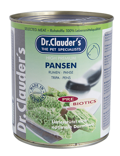 Dr.Clauder's Selected Meat Pansen – консервирана храна за кучета с телешки търбух, 400 гр / 800 гр