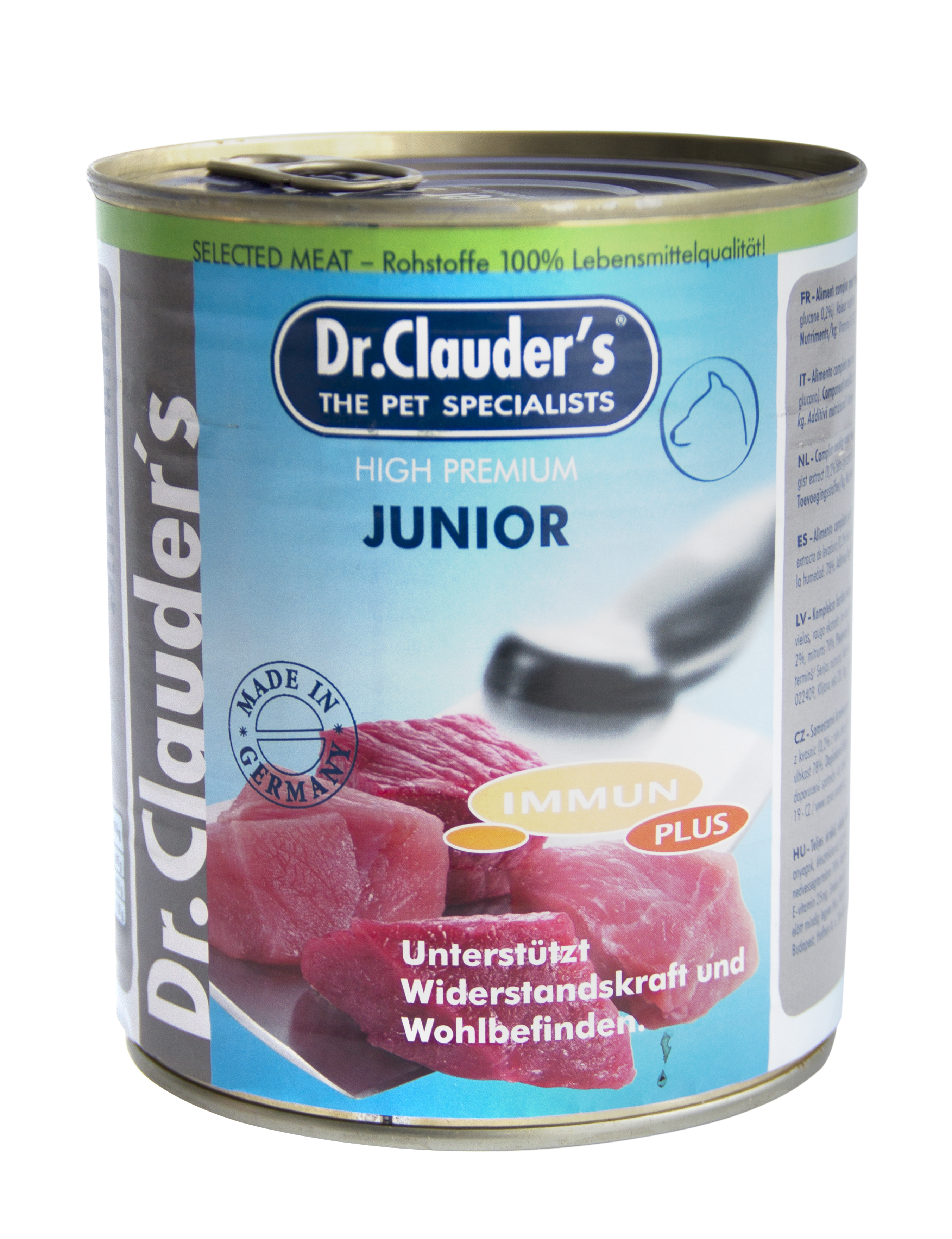 Dr.Clauder's Selected Meat Junior – консервирана храна за подрастващи кучета, 400 гр / 800 гр