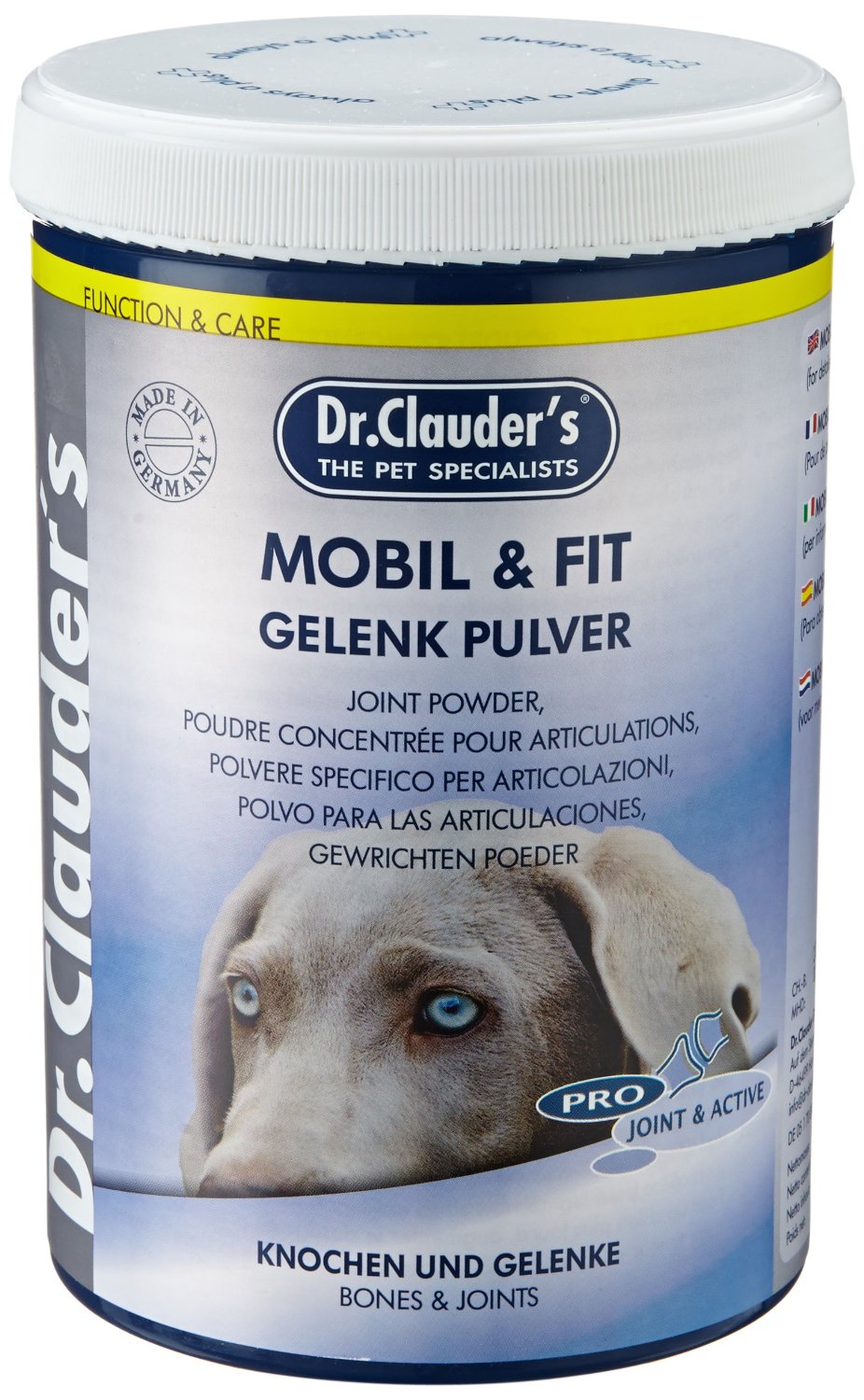 Dr.Clauder's Mobil & Fit Gelenk Pulver – добавка за стави и сухожилия при кучета, 500 гр / 1,1 кг
