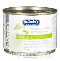 Dr.Clauder's Anti Struvit Diät – диетична консервирана храна за котки с уринарни проблеми, 200 гр